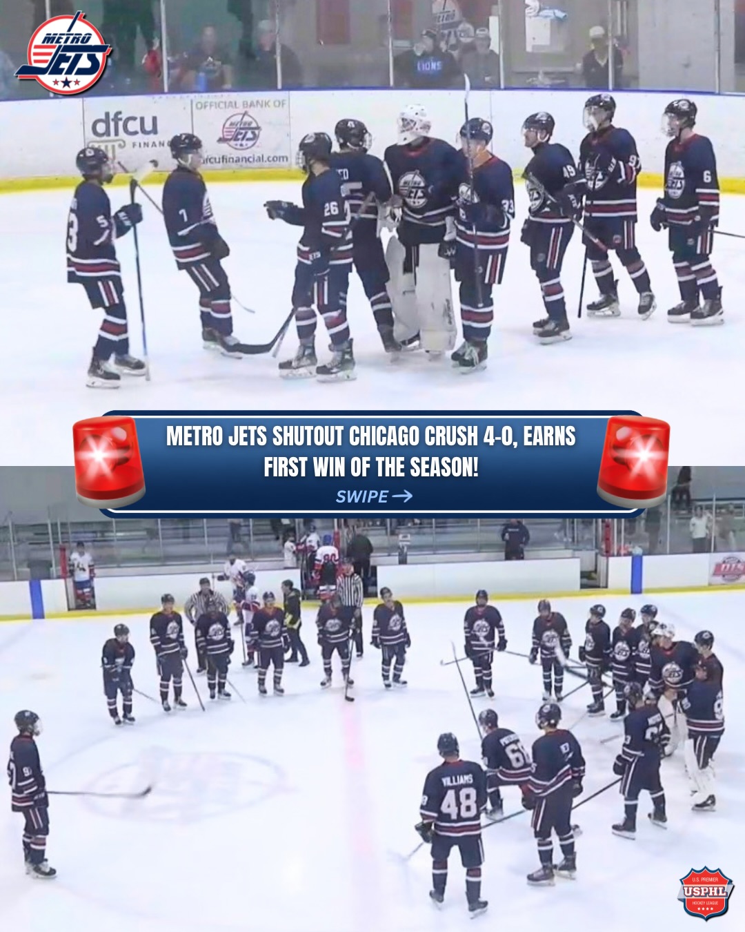 responded in the right way 👊🏼
🚨 @clovisgamelin
🚨 @trevor_reed45
🚨 @william.mcletus
🚨 @camstaz0831
@jackderk30 posted a 25 save shutout in his junior hockey debut 🧱 🥅
🎙️: @mrkprieur
#metrojetshockey