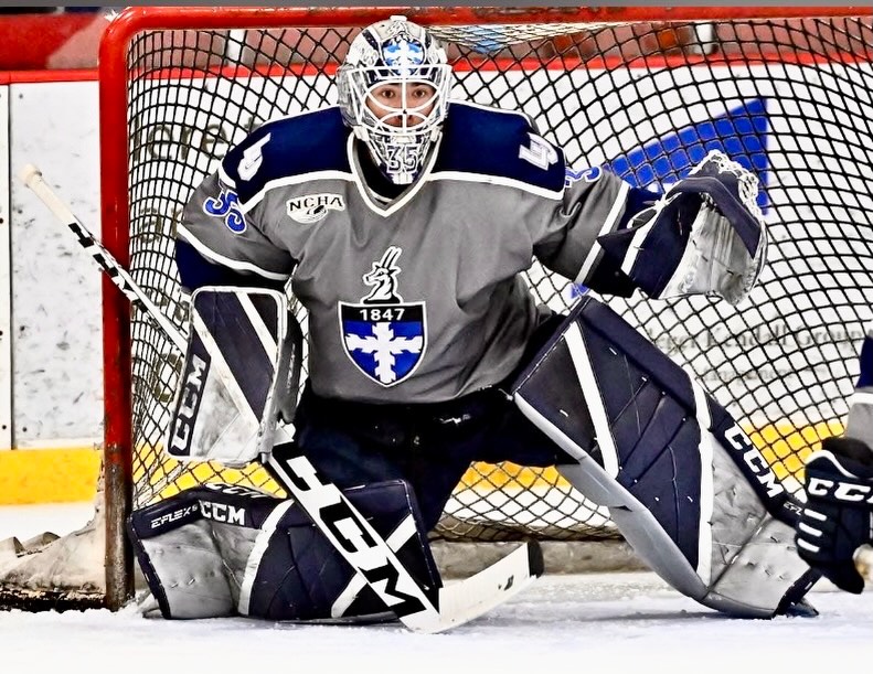 Brian Tallieu played in 47 games between the pipes for the #MetroJets from 2016-19.

The Davison, Mich., native put up a career GAA of well under 2.00 and a save percentage of around .920, helping the Jets to the 2018 #MV3 national championship!

Tallieu then went on to play four seasons at NCAA Division III Lawrence University, graduating in 2023, and five games of pro hockey in 2023 with the FPHL’s Port Huron Prowlers.

#MetroMovingOnMonday #OnceAJetAlwaysAJet ✈️ #PlayLikeBray