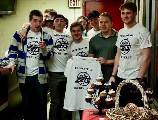 From left, #MetroJets players Cody Jones, Zach Koonce, David Chavis, Matt Dempsey, Spencer Graham, TJ Krajewski, Graham Day, Jacob Gleason and Cooper McLean get a group photo during a team gathering on April 12, 2015. 

#FlashbackFriday #PlayLikeBray