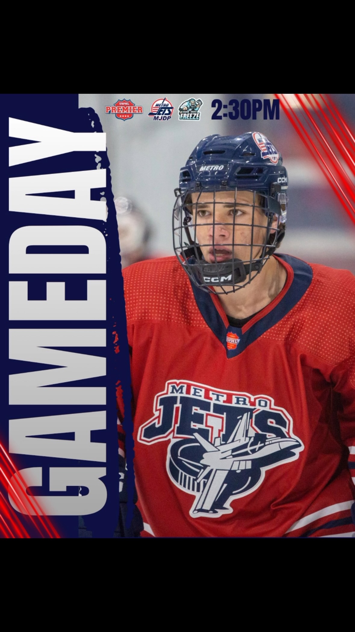 MJDP travels west today to take on the Fresh Coast Freeze. 🏒🥅 puck drops 2:30pm. Game live on Blackbearsports.tv #playlikebray