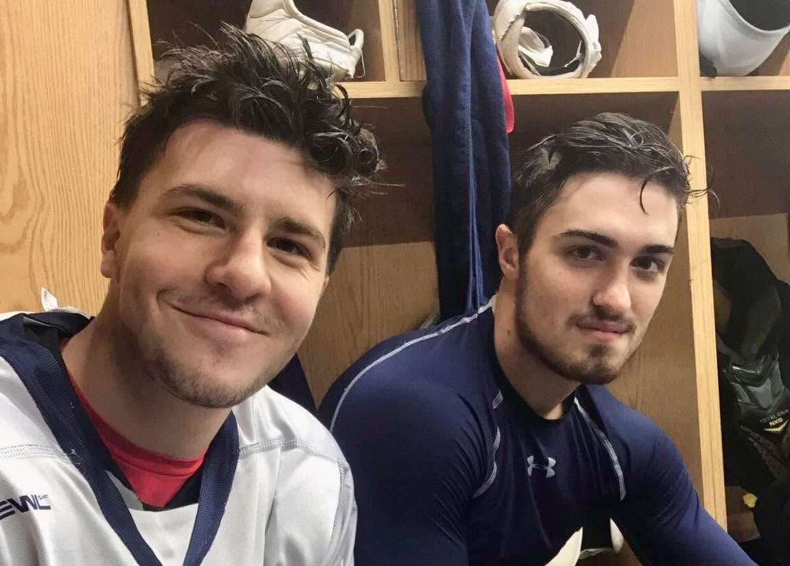 #MetroJets teammates Trevor Momot and Connor Inger flash postgame smiles after a game during the 2017-18 season.
#FlashbackFriday #PlayLikeBray