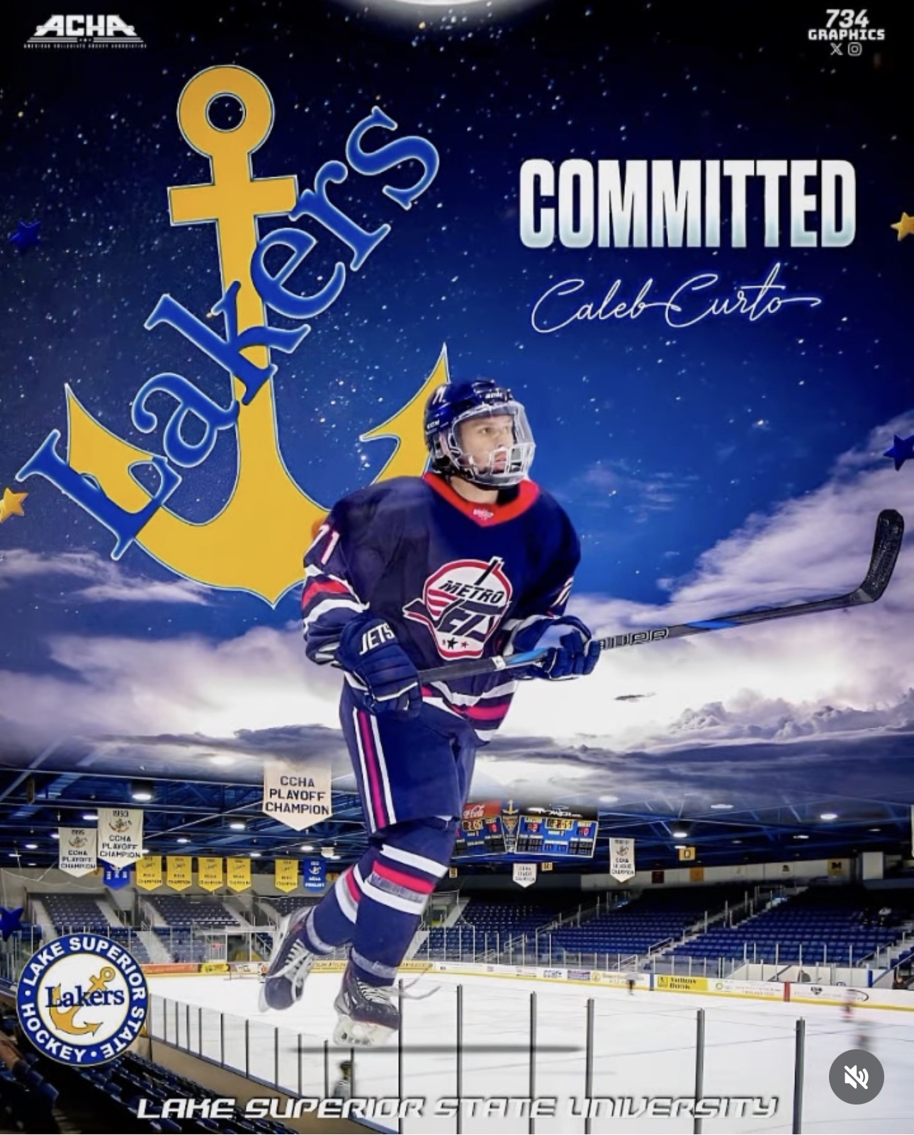 One season with Jets leads Curto to Lake Superior State University commitment