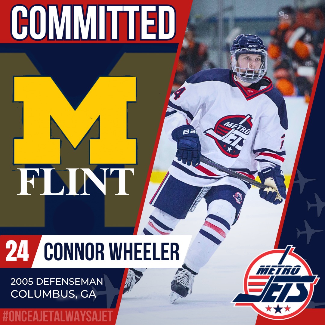 Two-year Jets defenseman Wheeler commits to University of Michigan-Flint for college hockey destination